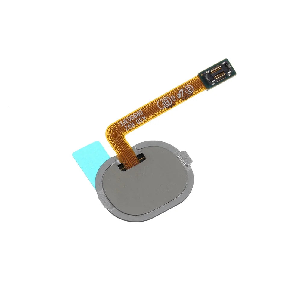 OEM Home Key Fingerprint Button Flex Cable Replacement for Samsung Galaxy A30 SM-A305 /  A40 A405- Black - 4