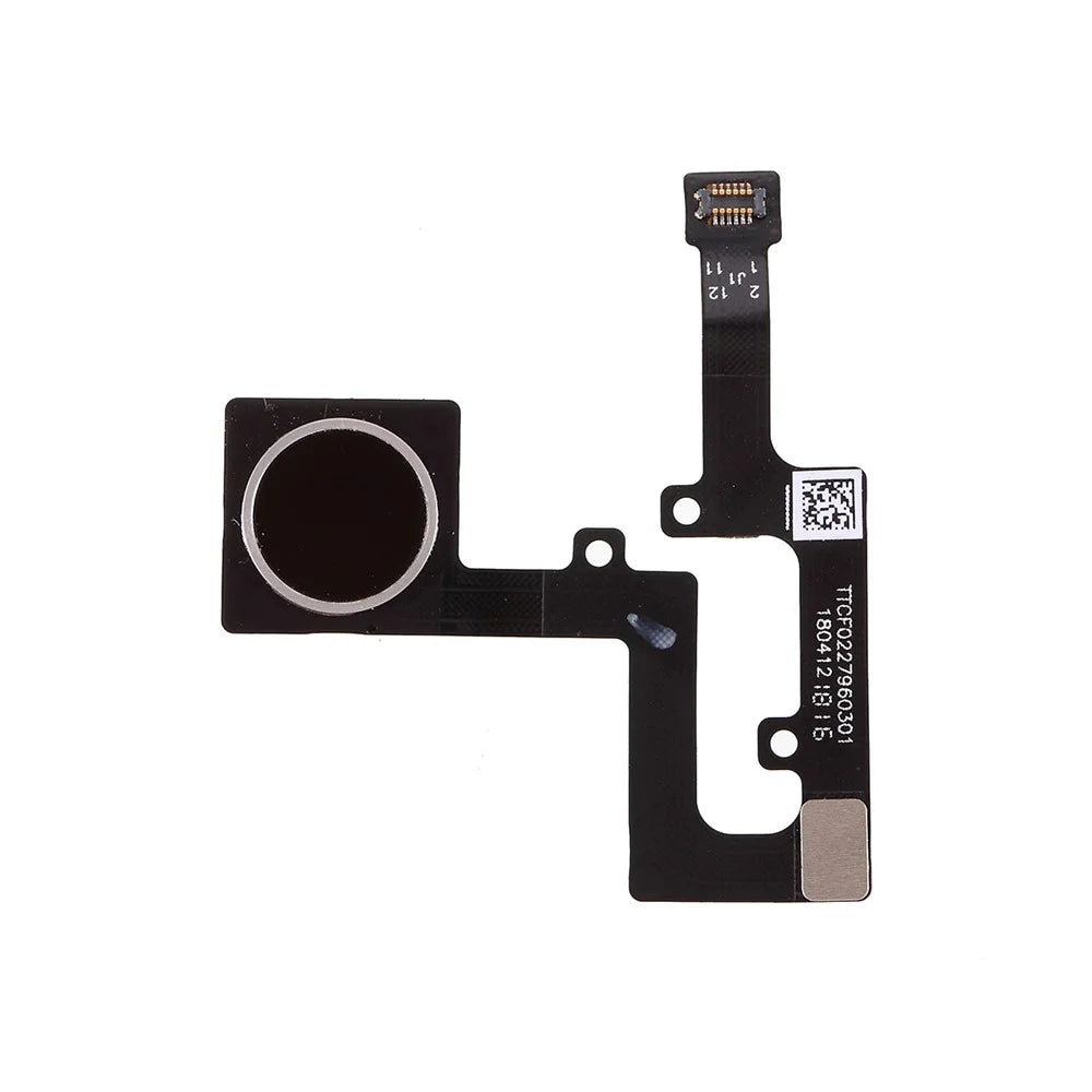 OEM Home Key Fingerprint Button Flex Cable for Nokia 8.1/Nokia X7 - Black - 1