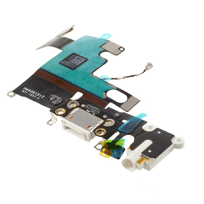 Charging Port Flex Cable Replace Part for iPhone 6 4.7 (Refurbished Disassembly) - White - 2