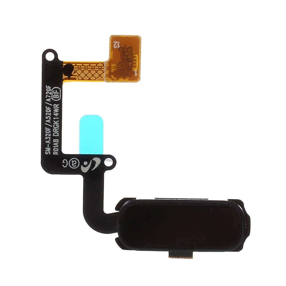 OEM Fingerprint Button Flex Cable Part for Samsung Galaxy A3 (2017) / A5 (2017) / A7 (2017) - Black - 2