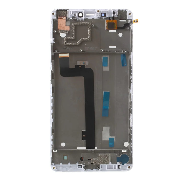 LCD Screen and Digitize Assembly with Frame for Xiaomi Mi Max - White - 2