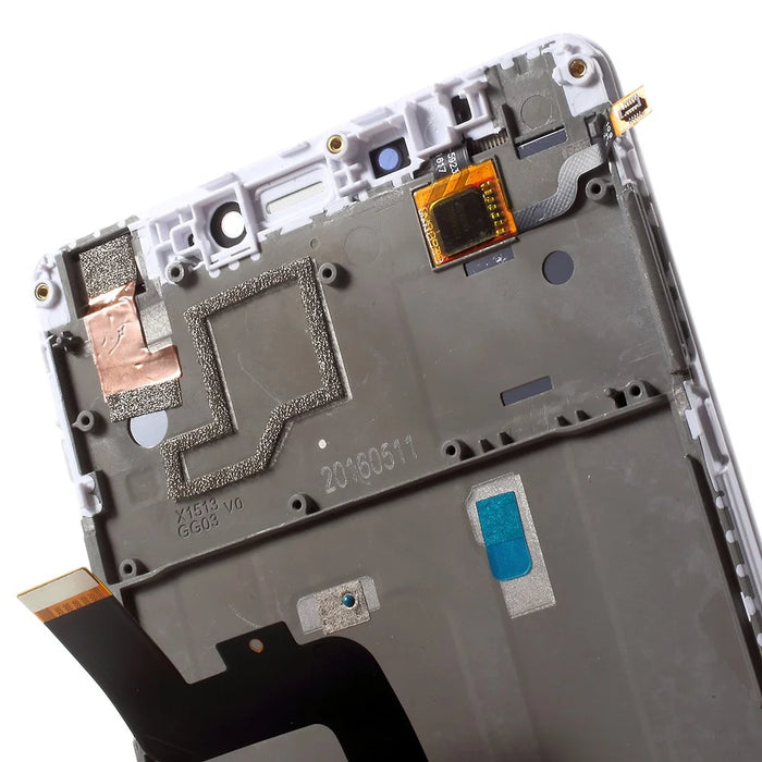 LCD Screen and Digitize Assembly with Frame for Xiaomi Mi Max - White - 5