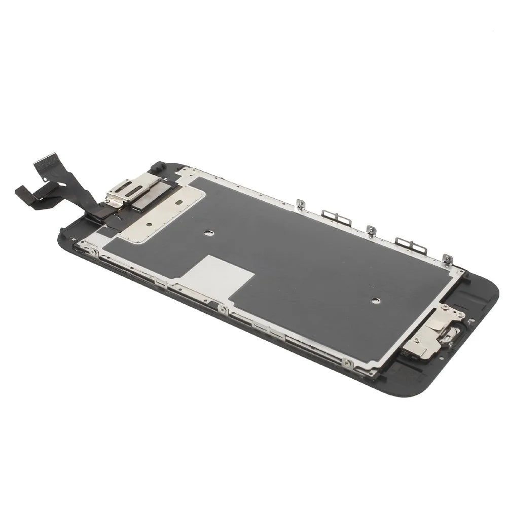 LCD Screen and Digitizer Assembly Replacement with Frame and Small Parts (Made by China Manufacturer, 380-450cd/m2 Brightness + Full View) (without Logo) for iPhone 6s Plus 5.5-inch - Black - 5