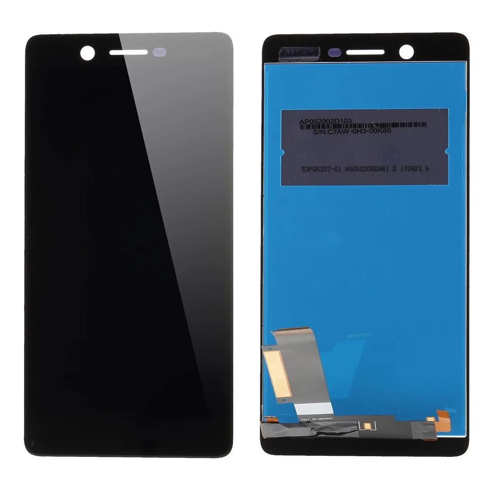 OEM LCD Screen and Digitizer Assembly Replacement for Nokia 7 - Black - 1