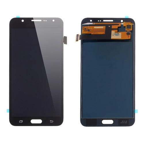 LCD Screen and Digitizer Assembly with Screen Brightness IC for Samsung Galaxy J7 SM-J700F - Black - 1