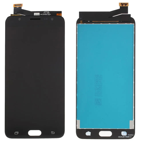 Double Holes LCD Screen and Digitizer Assembly Part for Samsung Galaxy J7 Prime G610 - Black - 1