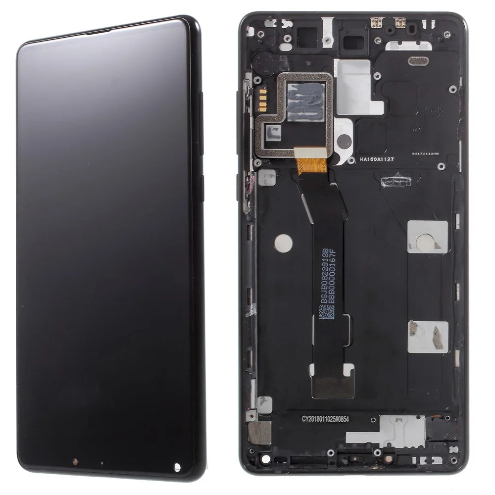 LCD Screen and Digitizer Assembly + Frame for Xiaomi Mi Mix 2 - 1