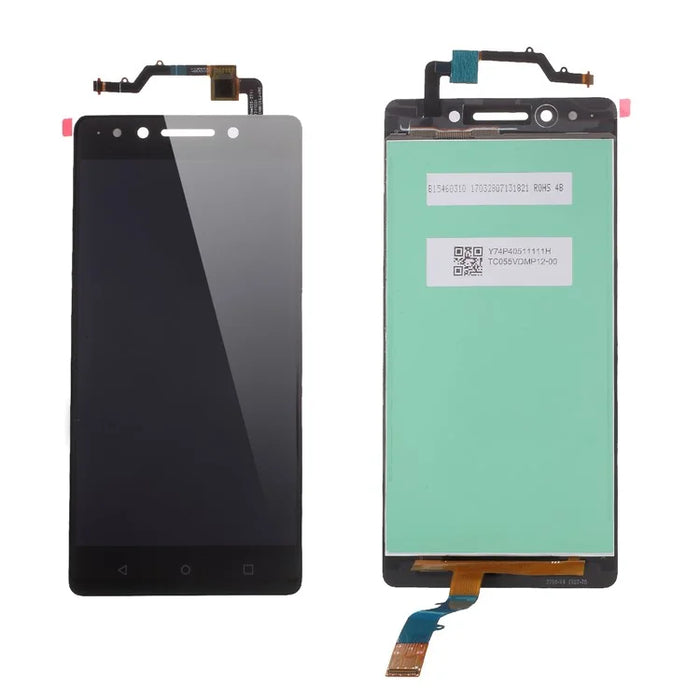 OEM LCD Screen and Digitizer Assembly Replacement for Lenovo K8 Note - Black - 1