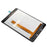 OEM for Xiaomi Mi Pad 3 7.9-inch LCD Screen and Digitizer Assembly Replacement Part (Without Logo) - Black - 3