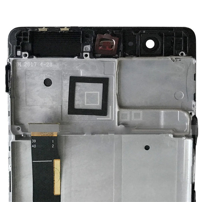 LCD Screen and Digitizer Assembly + Frame for Huawei P9 Plus (without Logo) - Black - 4