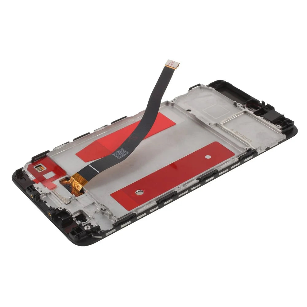 OEM LCD Screen and Digitizer + Assembly Frame Part (without Logo) for Huawei P10 - Black - 5