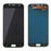 LCD Screen and Digitizer Assembly Part for Samsung Galaxy J7 2017 J730 with Screen Brightness IC and Adhesive Sticker - Black - 1