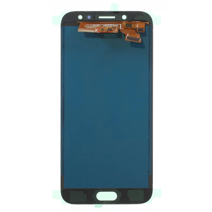 LCD Screen and Digitizer Assembly Part for Samsung Galaxy J7 2017 J730 with Screen Brightness IC and Adhesive Sticker - Black - 4