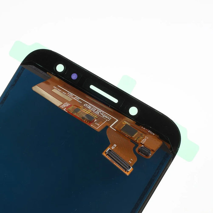 LCD Screen and Digitizer Assembly Part for Samsung Galaxy J7 2017 J730 with Screen Brightness IC and Adhesive Sticker - Black - 7