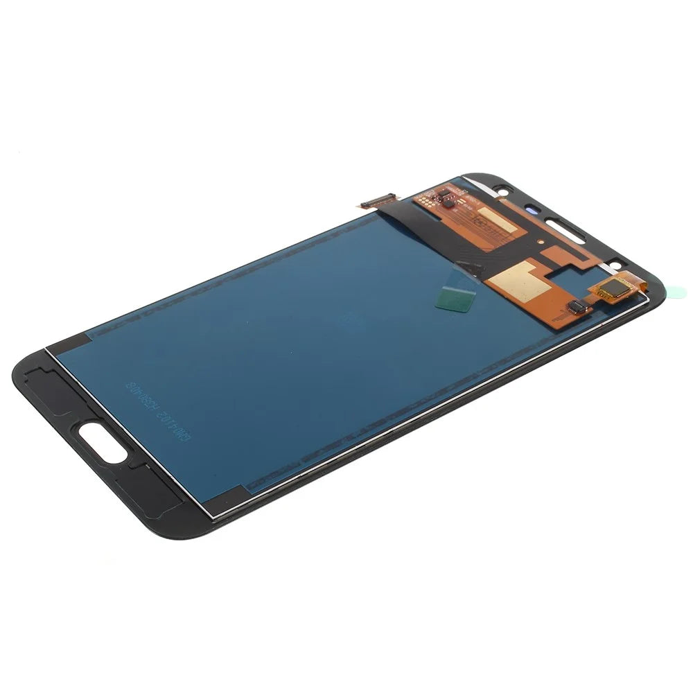 LCD Screen and Digitizer Assembly Part for Samsung Galaxy J7 Nxt J701 with Screen Brightness IC and Adhesive Sticker - Black - 6