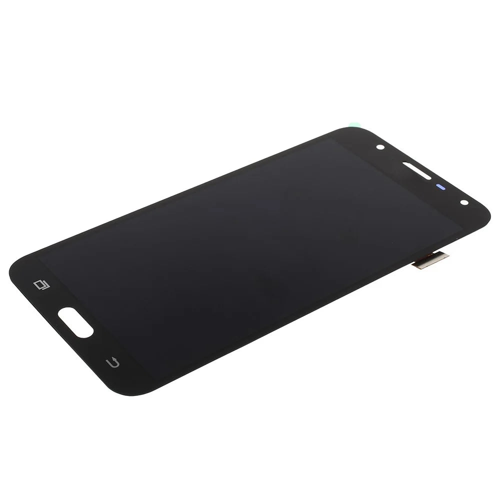 LCD Screen and Digitizer Assembly Part for Samsung Galaxy J7 Nxt J701 with Screen Brightness IC and Adhesive Sticker - Black - 7