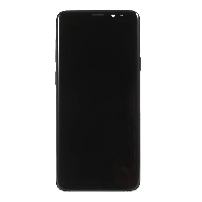 OEM LCD Screen and Digitizer + Assembly Frame Part for Samsung Galaxy S9+ G965 (without Logo) - Black - 2