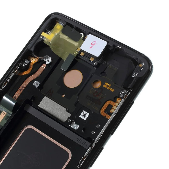 OEM LCD Screen and Digitizer + Assembly Frame Part for Samsung Galaxy S9+ G965 (without Logo) - Black - 3