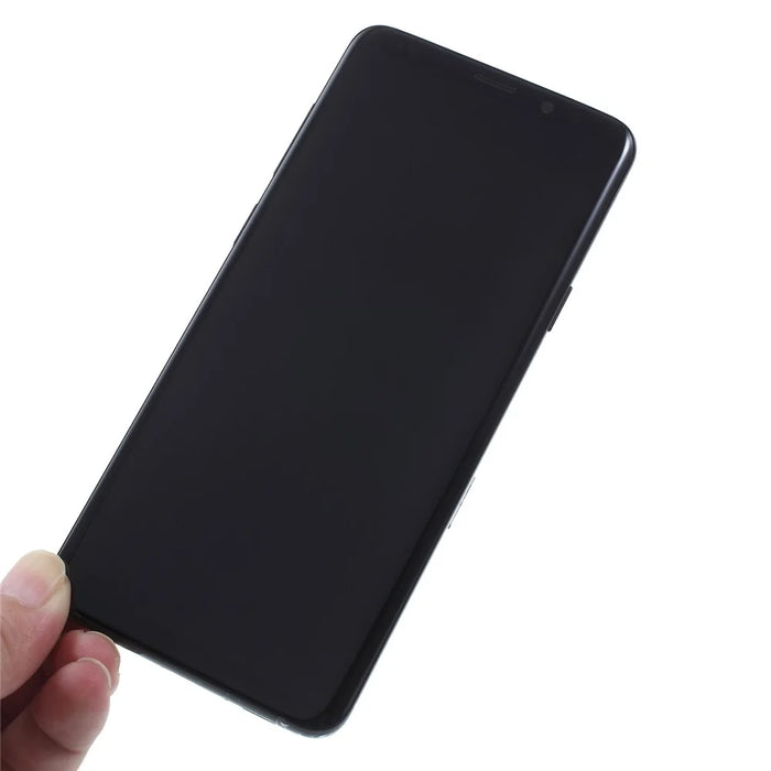 OEM LCD Screen and Digitizer + Assembly Frame Part for Samsung Galaxy S9+ G965 (without Logo) - Black - 7