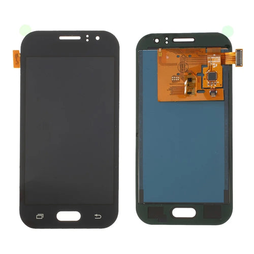 LCD Screen and Digitizer Assembly Part with Screen Brightness IC for Samsung Galaxy J1 Ace J110 (with Adhesive Sticker) - Black - 1