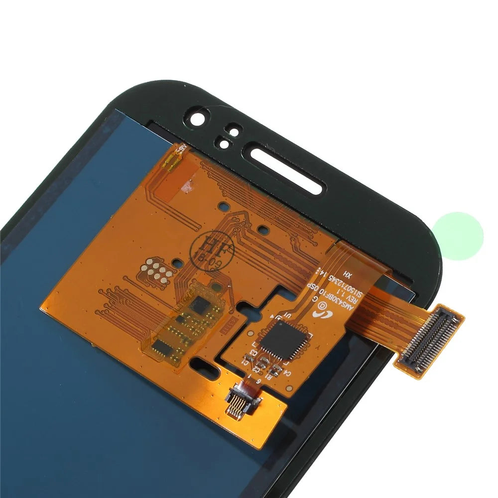 LCD Screen and Digitizer Assembly Part with Screen Brightness IC for Samsung Galaxy J1 Ace J110 (with Adhesive Sticker) - Black - 2