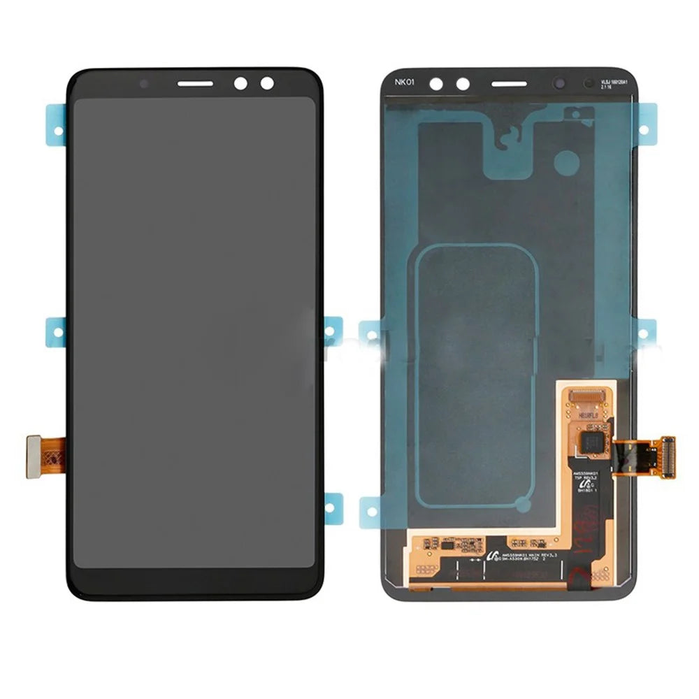 OEM LCD Screen and Digitizer Assembly Replacement for Samsung Galaxy A8 (2018) A530 - Black - 1