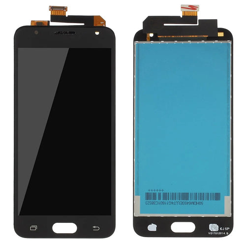 LCD Screen and Digitizer Assembly Replace Part for Samsung Galaxy J5 Prime (Non-OEM Screen Glass Lens, OEM Other Parts) - Black - 1