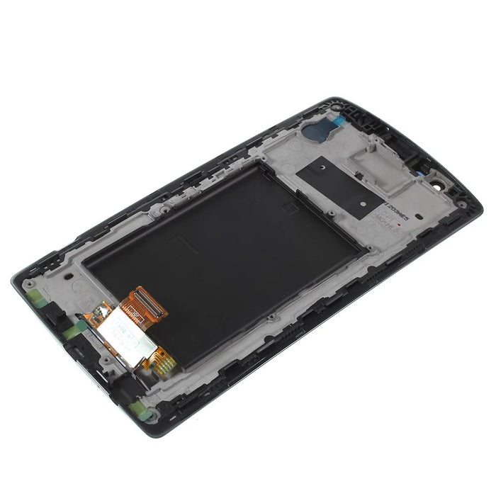 OEM LCD Screen and Digitizer Assembly + Frame Part Replacement for LG G4 H815 - Black - 2