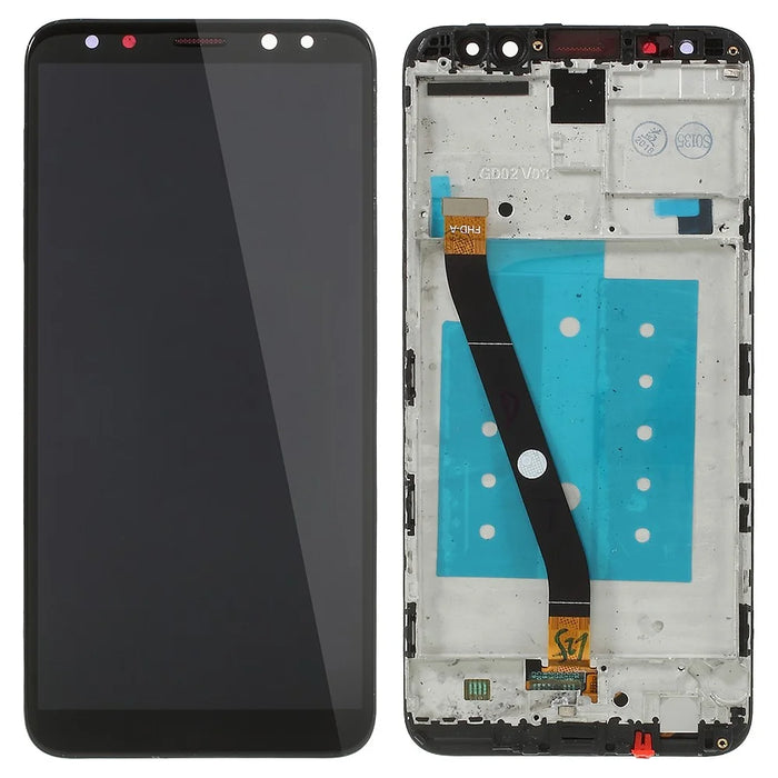 LCD Screen and Digitizer Assembly + Frame Replacement for Huawei Mate 10 Lite - Black - 1