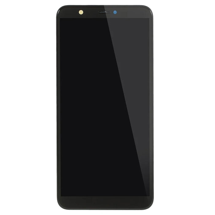 LCD Screen and Digitizer Assembly + Frame Replacement Part for Huawei P Smart / Enjoy 7S - Black - 2