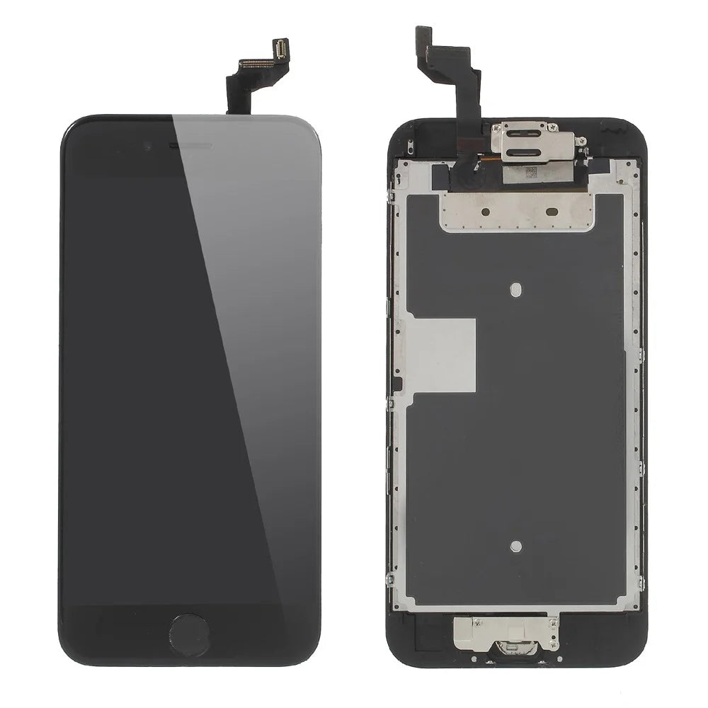 For iPhone 6s LCD Screen and Digitizer Assembly with Frame & Small Parts (Made by China Manufacturer, ESR+Full View, 380-450cd/m2 Brightness) - Black - 1