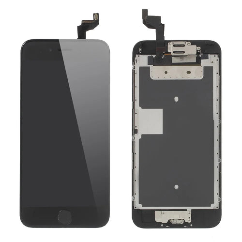 For iPhone 6s LCD Screen and Digitizer Assembly with Frame & Small Parts (Made by China Manufacturer, ESR+Full View, 380-450cd/m2 Brightness) - Black - 1