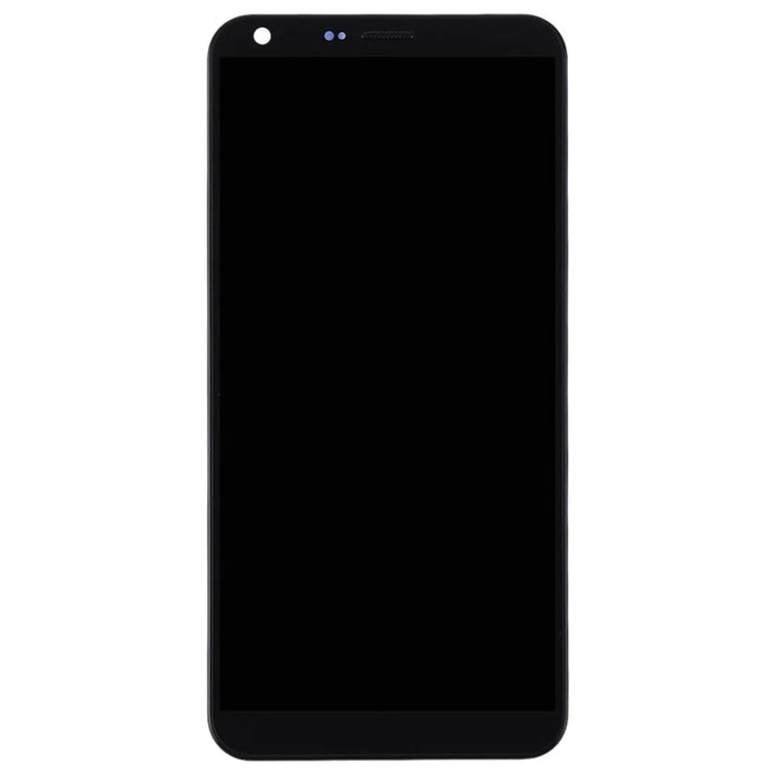 LCD Screen and Digitizer Assembly with Frame for LG Q6 - Black - 2