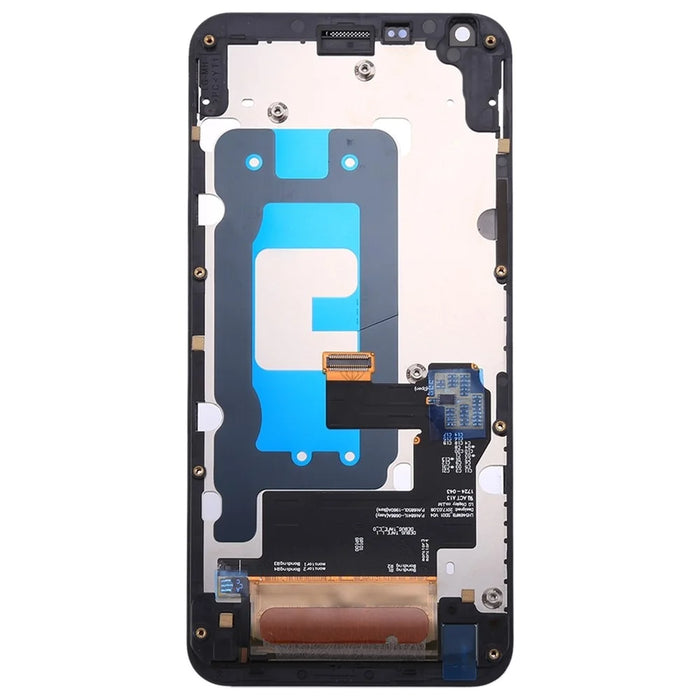 LCD Screen and Digitizer Assembly with Frame for LG Q6 - Black - 3