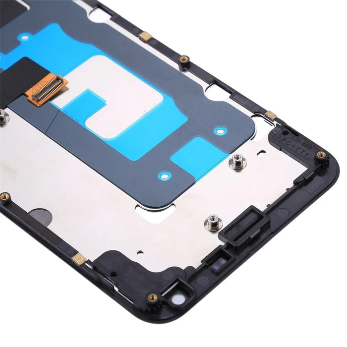 LCD Screen and Digitizer Assembly with Frame for LG Q6 - Black - 4
