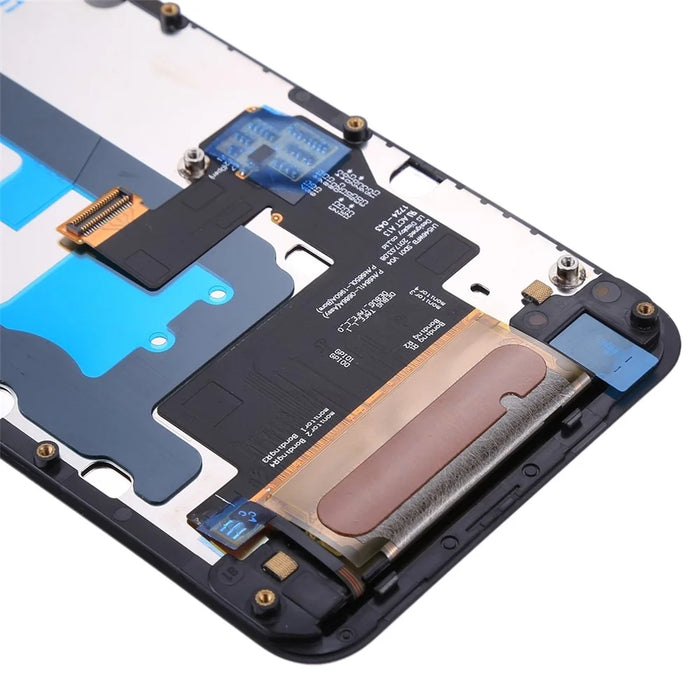 LCD Screen and Digitizer Assembly with Frame for LG Q6 - Black - 5