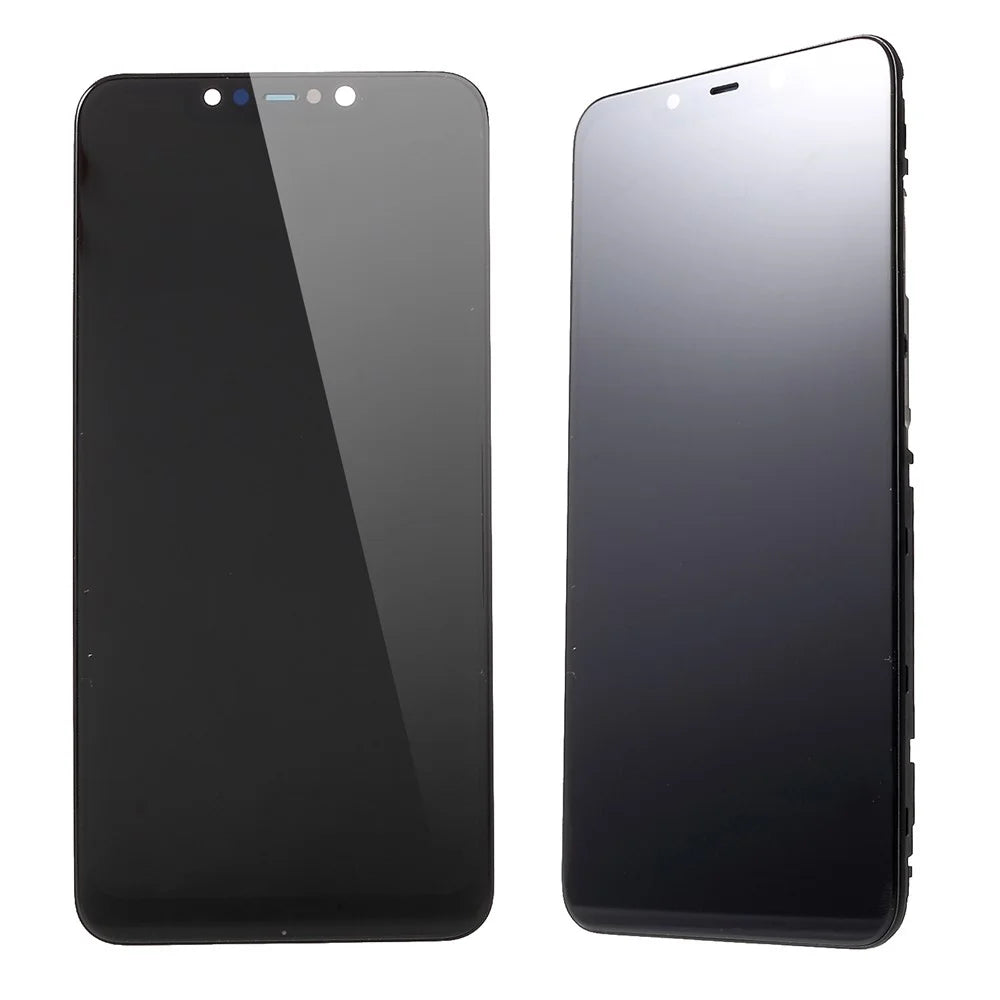 LCD Screen and Digitizer Assembly + Frame (without Logo) for Xiaomi Pocophone F1 / Poco F1 - Black - 1