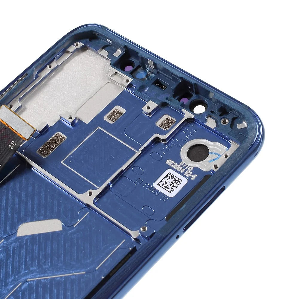 For Xiaomi Mi 8 (6.21-inch) Grade B OEM Disassembly OLED Screen and Digitizer Assembly + Frame Replace Part (without Logo) - Blue - 4