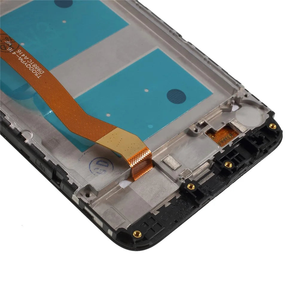 LCD Screen and Digitizer Assembly + Frame  for Huawei P9 lite mini / Y6 Pro (2017) / Enjoy 7 - Black - 4