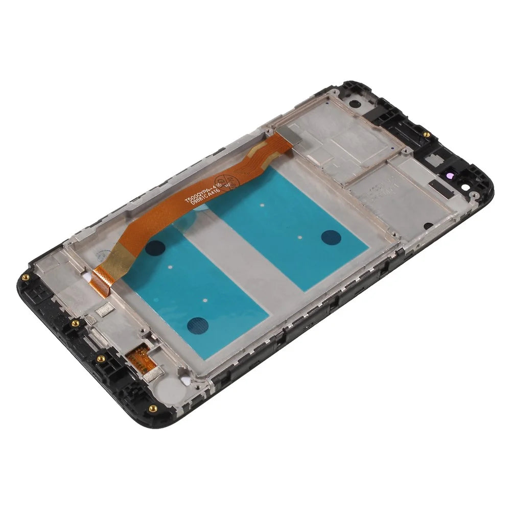 LCD Screen and Digitizer Assembly + Frame  for Huawei P9 lite mini / Y6 Pro (2017) / Enjoy 7 - Black - 6