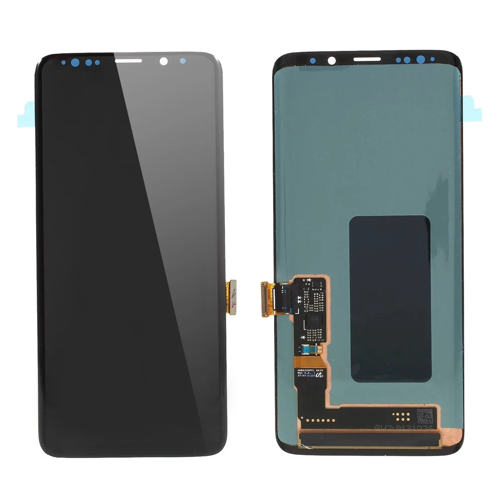 LCD Screen and Digitizer Assembly Spare Part for Samsung Galaxy S9+ G965 (Non-OEM Screen Glass Lens, OEM Other Parts) - Black - 1