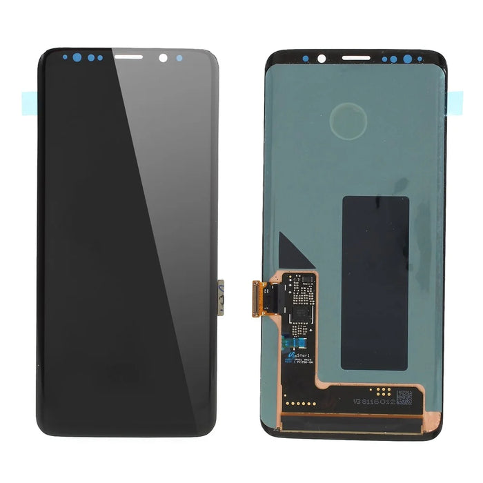 LCD Screen and Digitizer Assembly Part (Non-OEM Screen Glass Lens, OEM Other Parts) (without Logo) for Samsung Galaxy S9 G960 - Black - 1