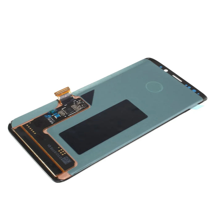 LCD Screen and Digitizer Assembly Part (Non-OEM Screen Glass Lens, OEM Other Parts) (without Logo) for Samsung Galaxy S9 G960 - Black - 5