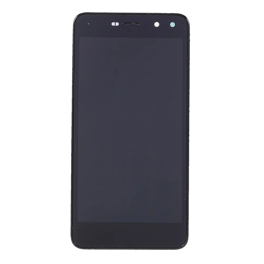 LCD Screen and Digitizer Assembly + Frame for Huawei Y6 (2017) - Black - 2