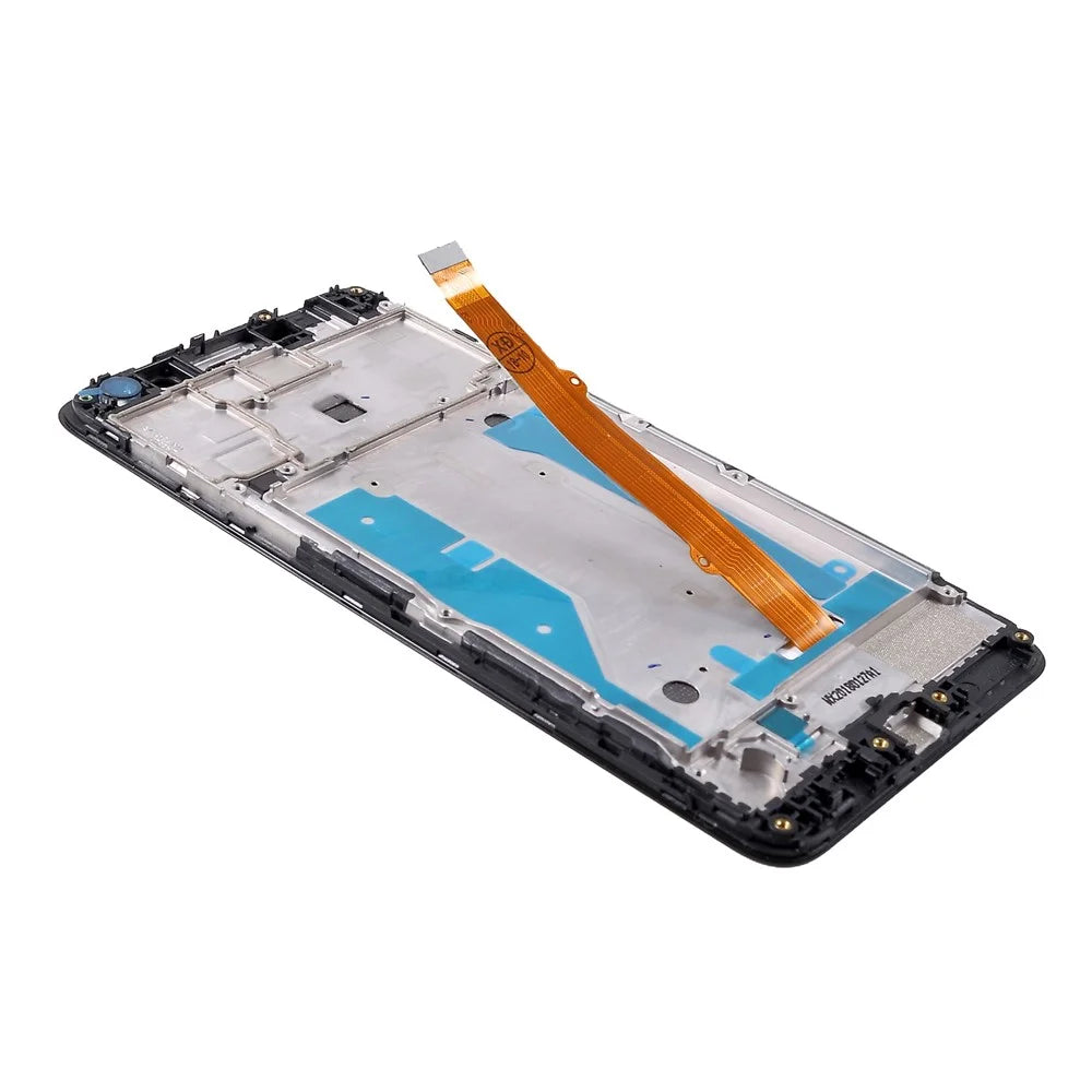 LCD Screen and Digitizer Assembly + Frame for Huawei Y6 (2017) - Black - 3