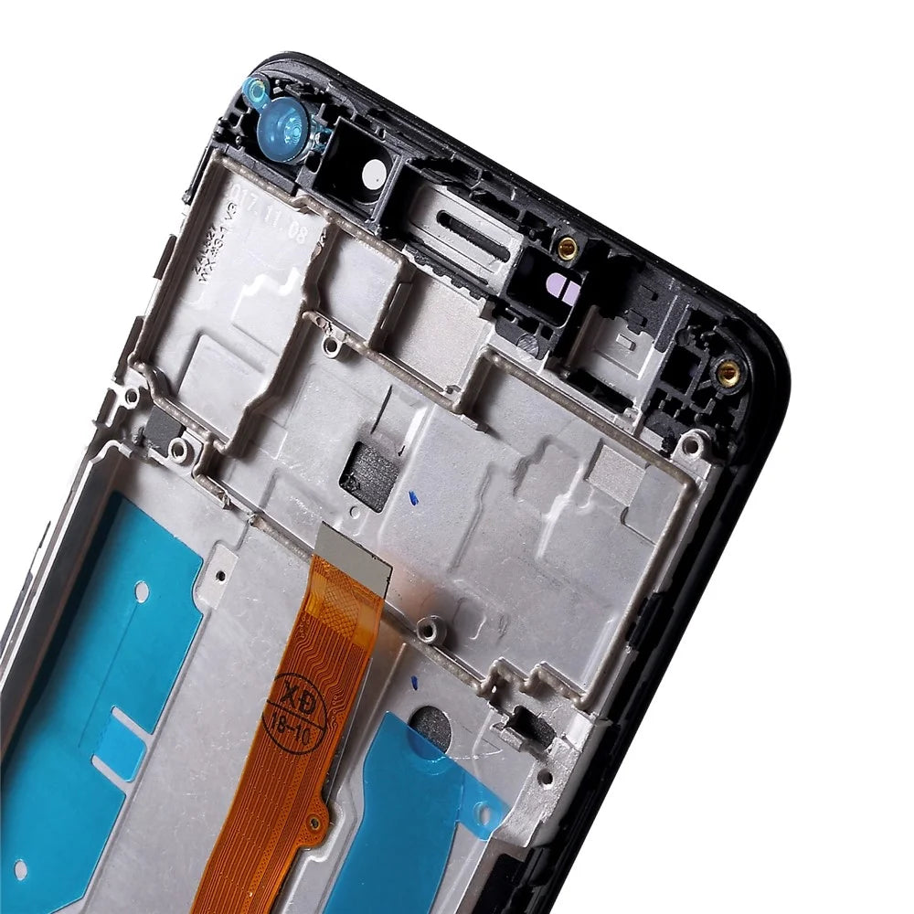 LCD Screen and Digitizer Assembly + Frame for Huawei Y6 (2017) - Black - 6