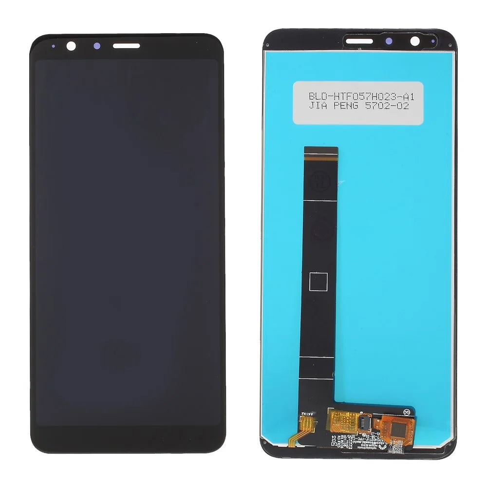 Assembly LCD Screen and Digitizer Assembly Repair Part for Asus ZenFone Max Plus (M1) ZB570TL (without Logo) - Black - 1