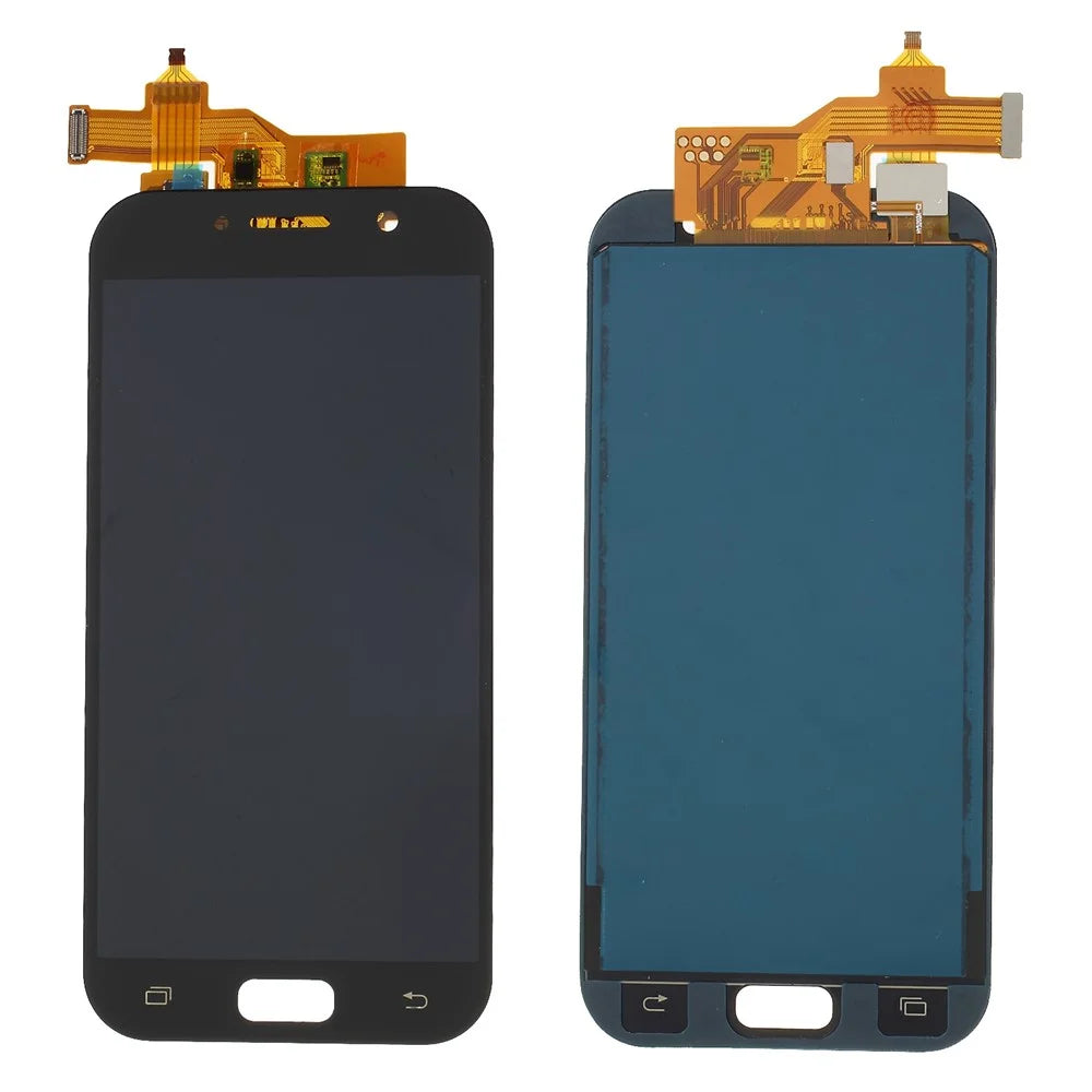 LCD Screen and Digitizer Assembly Part with Screen Brightness IC (TFT Version) for Samsung Galaxy A5 (2017) - Black - 1