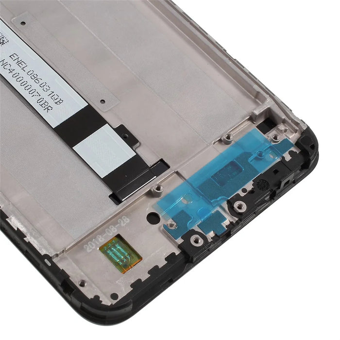 Disassembly LCD Screen and Digitizer Assembly with Frame (without Logo) for Xiaomi Redmi Note 6 Pro - Black - 6