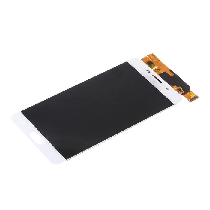 LCD Screen and Digitizer Assembly Replacement Part with Screen Brightness IC for Samsung Galaxy A7 (2016) A710 - White - 2